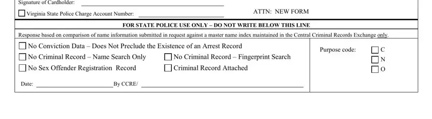 Completing virginia state police background check sp 167 part 3