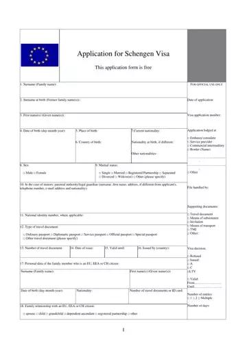 Spain Application Visa Preview