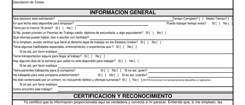 Spanish Application Employment ≡ Fill Out Printable Pdf Forms Online 4844