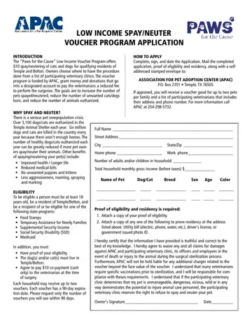 Spay/Neuter Certificate Template Form Preview