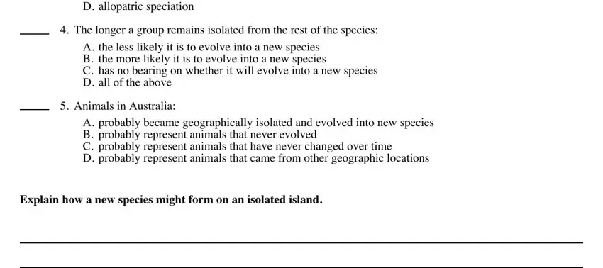 Finishing what is a species worksheet answers stage 3