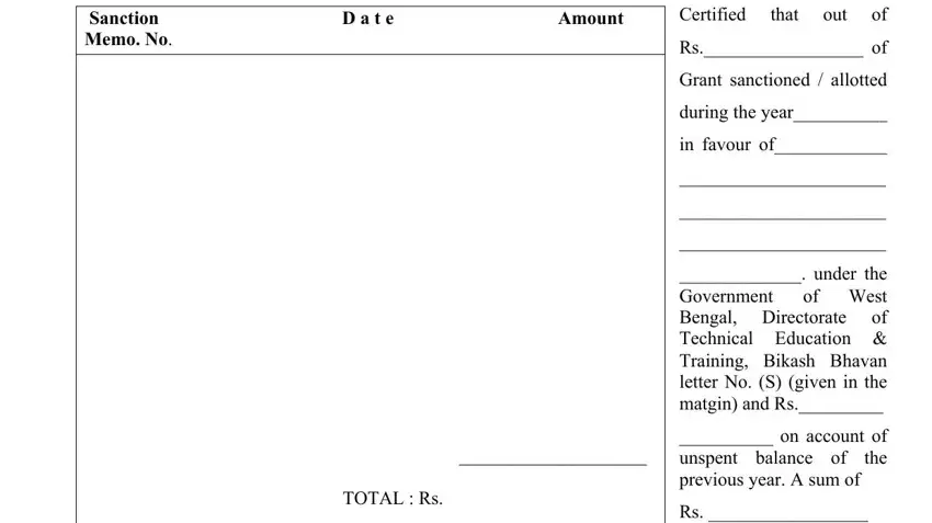 utilization certificate format for schools blanks to fill in