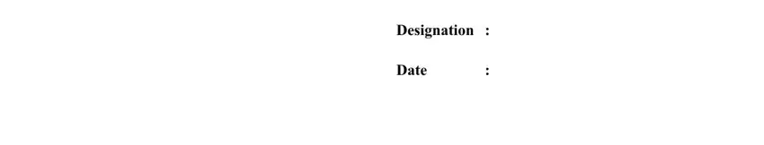 utilization certificate format for schools Designation, and Date blanks to fill