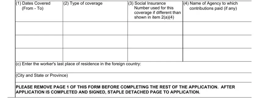 part 2 to entering details in ssa 2490 bk form