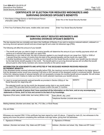 Ssa 4111 Form Preview