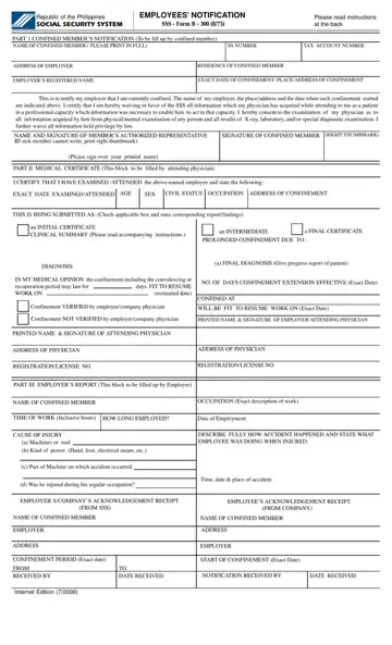 Sss Employee Notification Form Preview