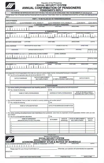 SSS Pension Form Preview