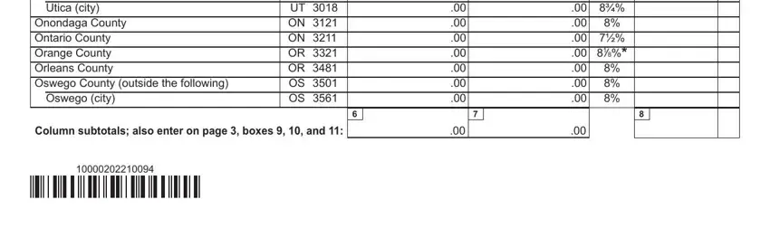 Filling in st 101 stage 5