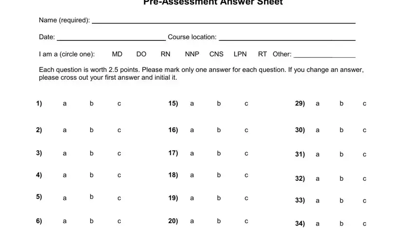 writing stable course pretest answers stage 1