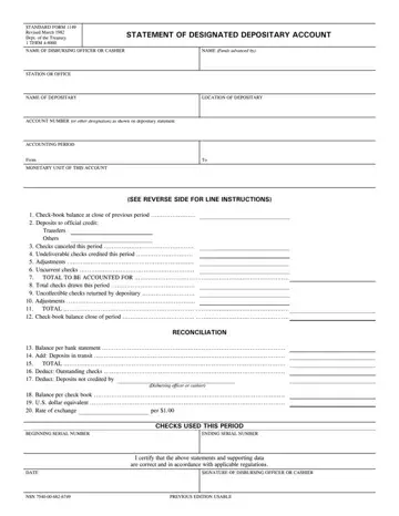 Standard Form 1149 Preview