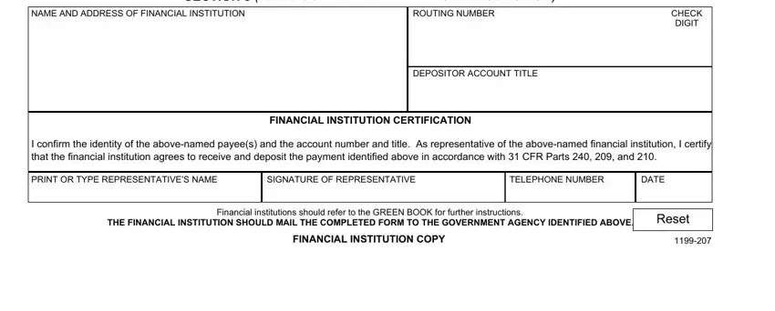 part 4 to filling out 1199a direct deposit form usaa