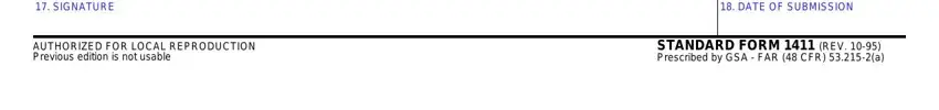 part 3 to completing standard form 1411