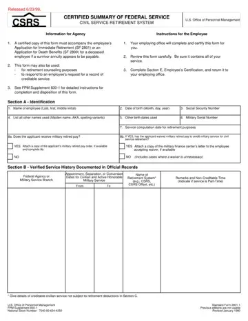 Standard Form 2801 1 Preview
