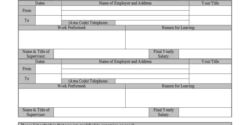 Entering details in application pennsylvania area part 4