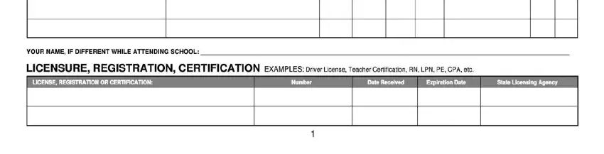 step 3 to filling out state of florida online application