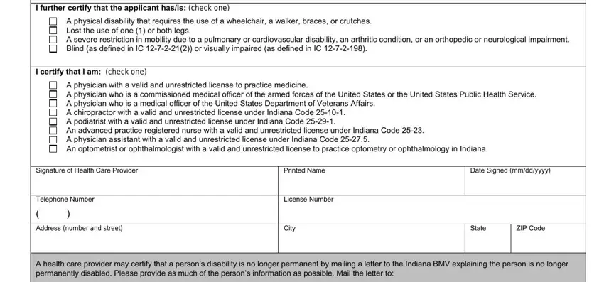 Filling out state form 42070 step 4