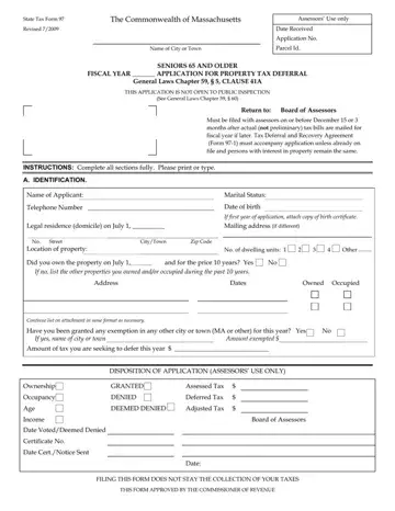 State Form 97 Preview