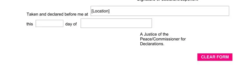 part 2 to completing statutory declaration form