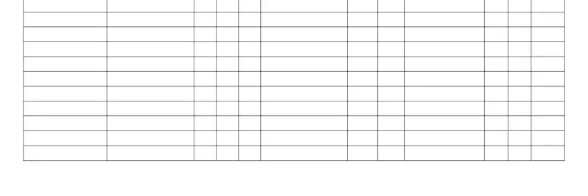 Completing stock transfer ledger step 2