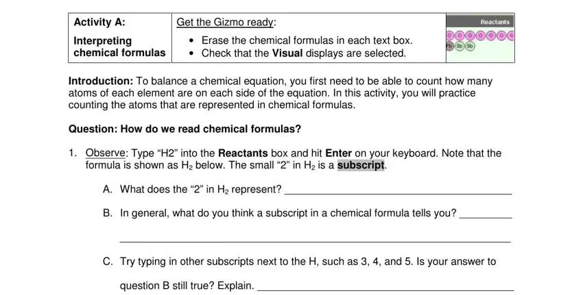 Finishing student exploration chemical equations gizmo answer key pdf step 3