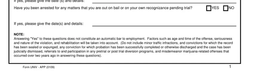 arbitrators  fields to insert