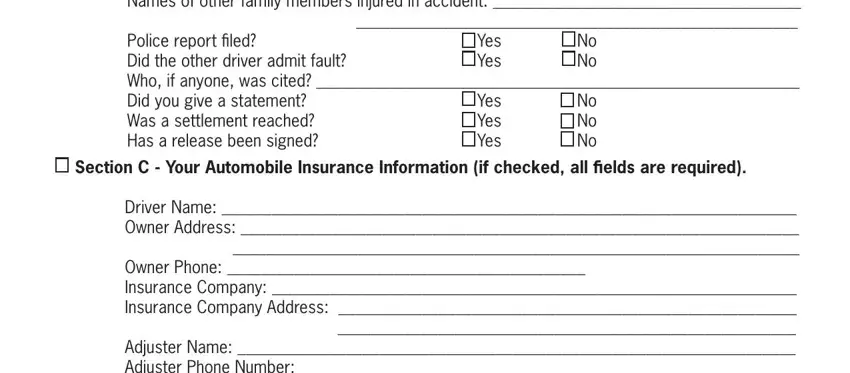 Filling in nc waiver of subrogation pdf stage 2