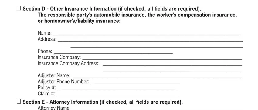 Filling out nc waiver of subrogation pdf step 4