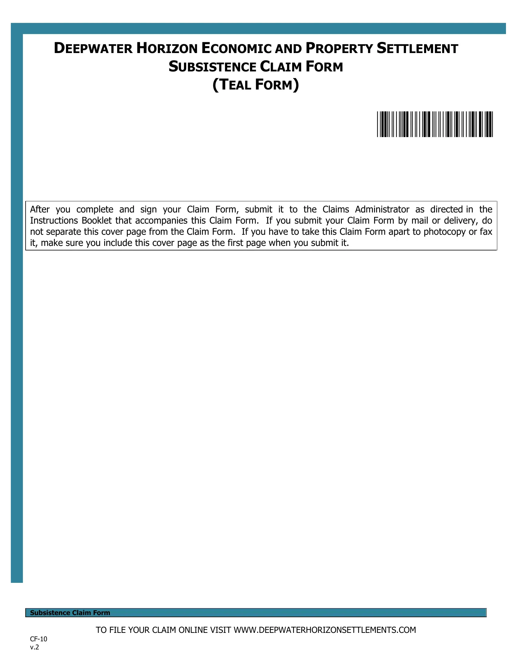 Subsistence Form ≡ Fill Out Printable Pdf Forms Online 2526