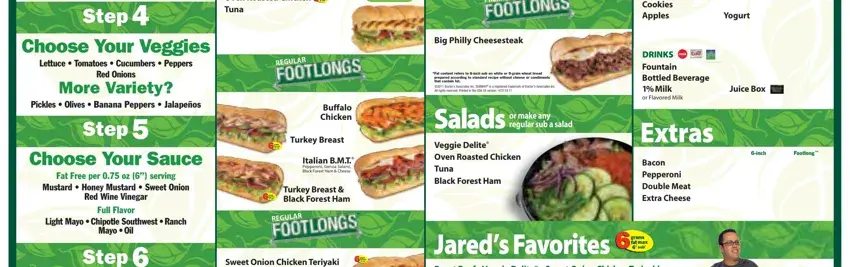 Completing subway order forms part 4