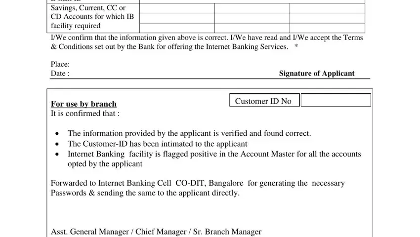 stage 2 to filling out customer request form syndicate bank pdf