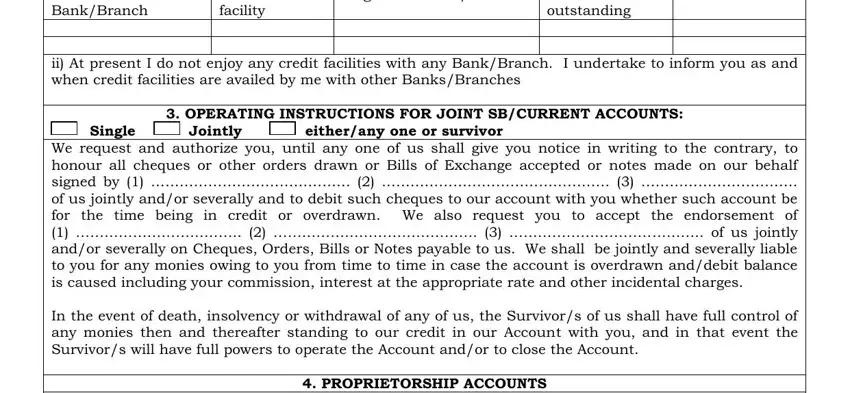 online opening bank account syndicate Balanceoutstanding, Naturefacility, Securities, the, OriginalAdvanceLimit, and PROPRIETORSHIPACCOUNTS fields to insert