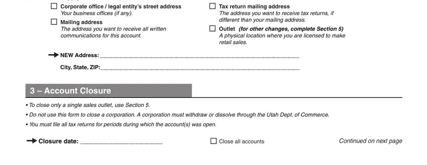 step 3 to completing ut tc form