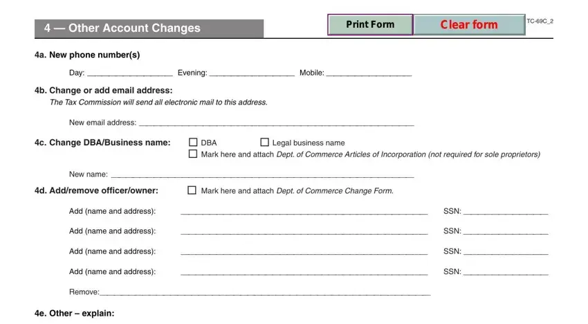 Filling in ut tc form part 4