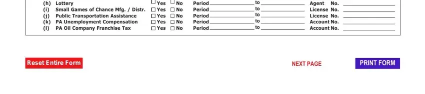 Completing application for tax clearance certificate pa step 3