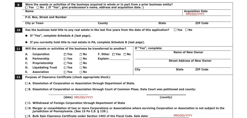 stage 4 to completing application for tax clearance certificate pa