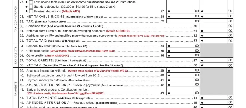 Tax Form Ar1000f ≡ Fill Out Printable Pdf Forms Online 8071