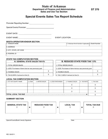 Tax Form St370 Preview