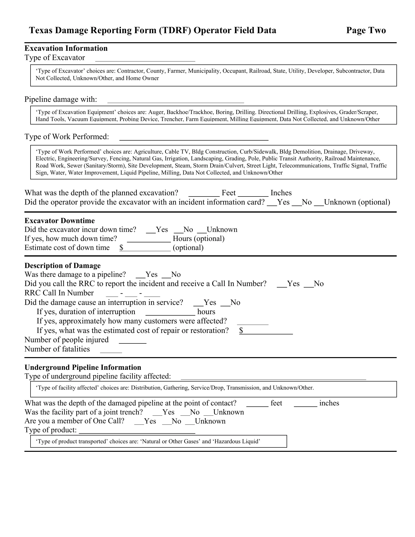 Tdrf Damage Reporting Form ≡ Fill Out Printable PDF Forms Online