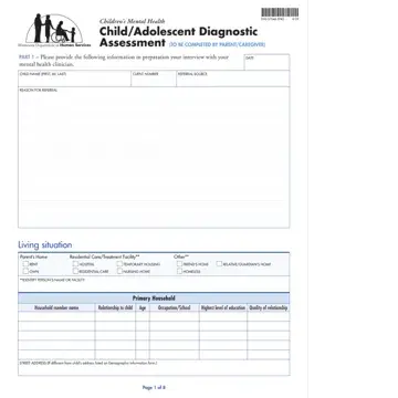 Template On Diagnostic Assessment Form Preview
