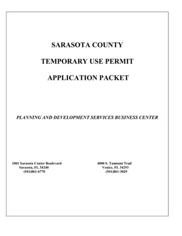 Temporary Use Permit Application Form Preview
