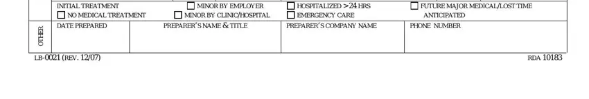 Finishing tennessee first report of injury form stage 3