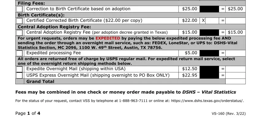 part 2 to completing state of texas vs160 form