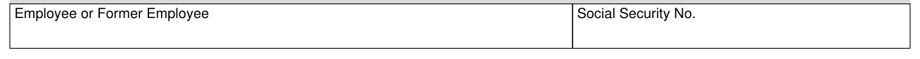 Form H1028 example filled out, employee or Former Employee