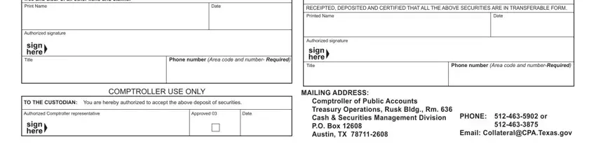 stage 2 to filling out Texas Form 00 132
