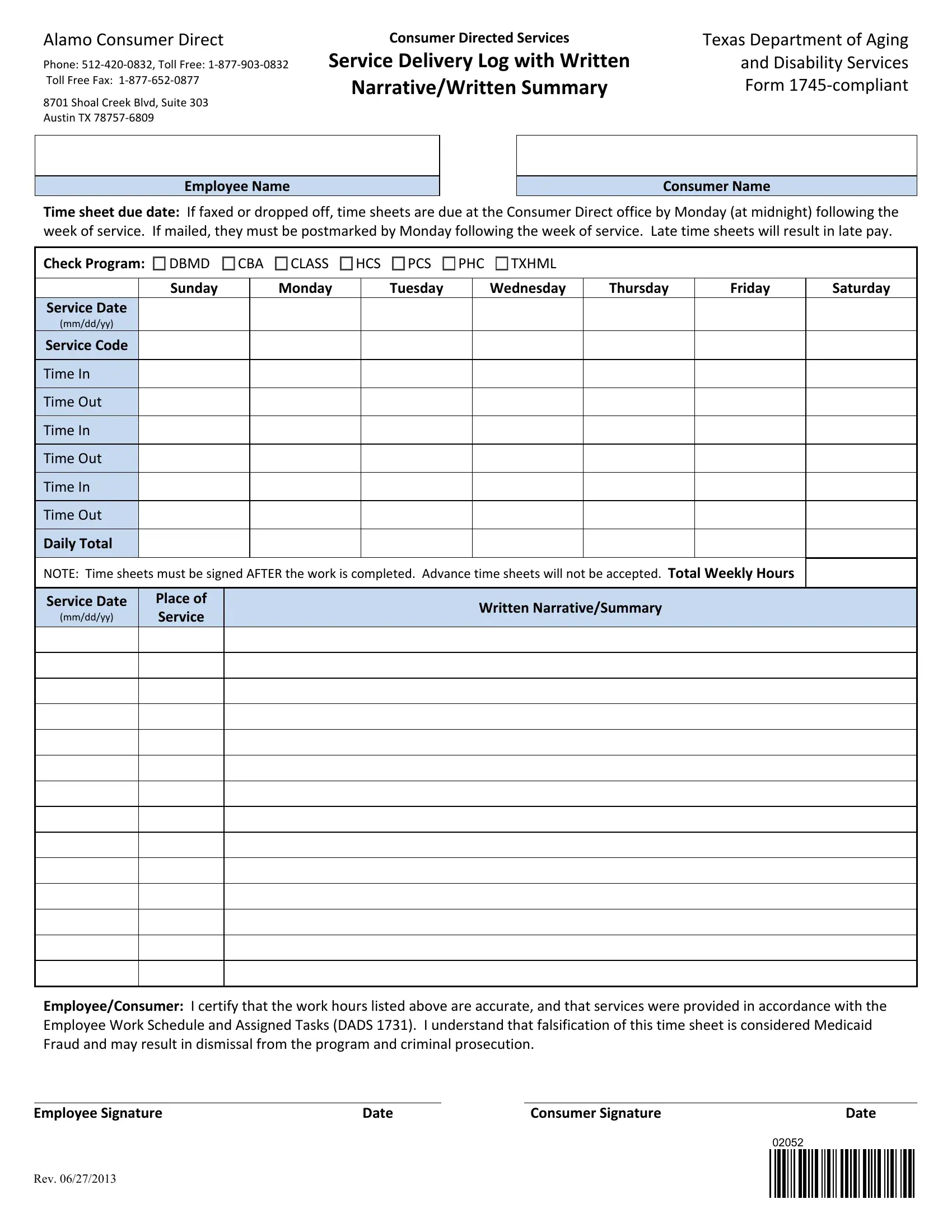 Texas Form 1745 Fill Out Printable PDF Forms Online