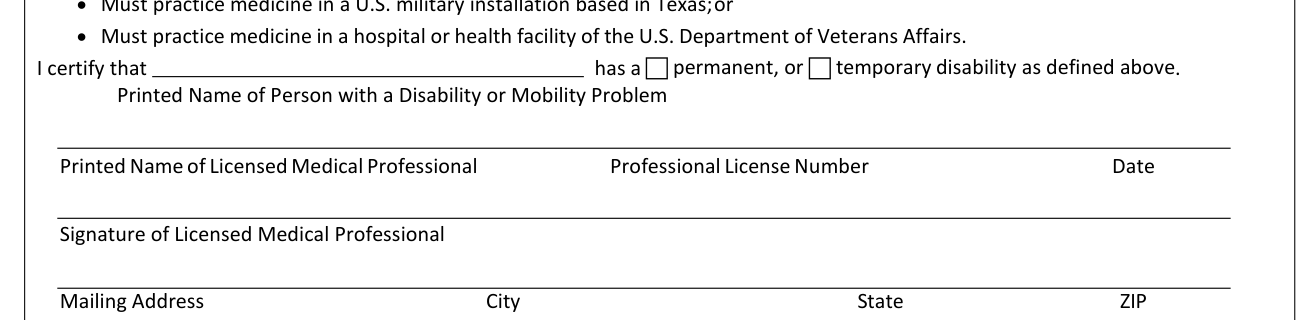Form VTR-214 example filled out, disability Statement
