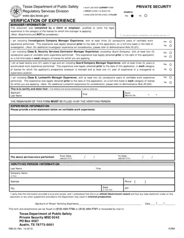 Texas Form Verification Preview