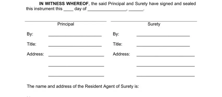 Finishing city of katy texas bond forms step 2