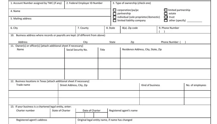 step 1 to writing texas workforce registration