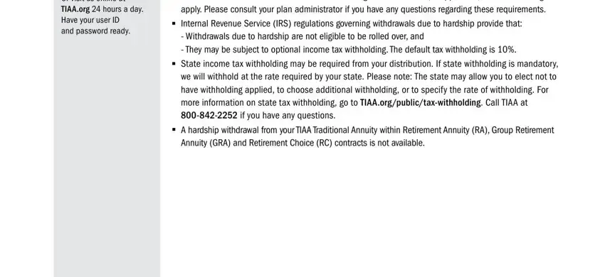 part 1 to filling in tiaa direct deposit authorization form